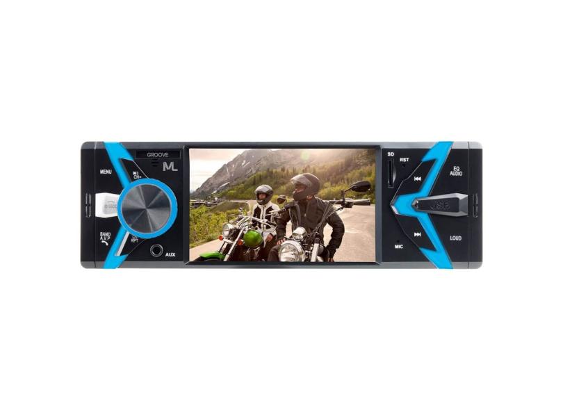 Som Automotivo Multilaser Groove Tela 4 Polegadas MP5 com Bluetooth com ...