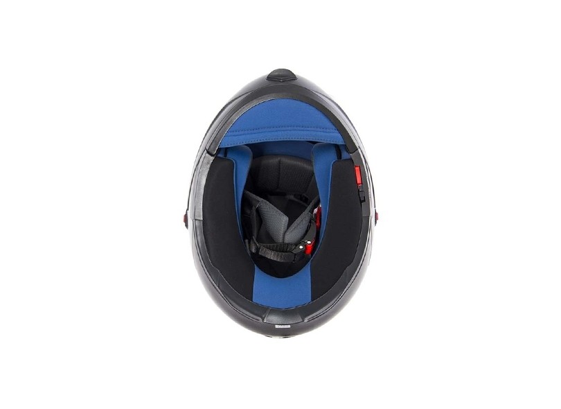 Capacete Texx Mercúrio DV Smart Articulado Fivela tipo queixeira Viseira Antirrisco