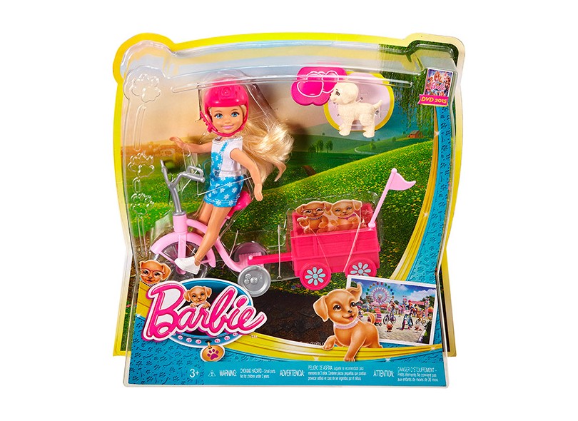 Boneca Barbie Chelsea com Filhote Mattel