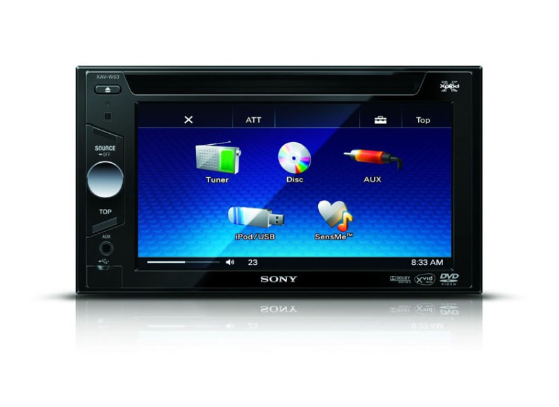 DVD Player Automotivo Sony Tela TouchScreen 6 " USB XAV-W63