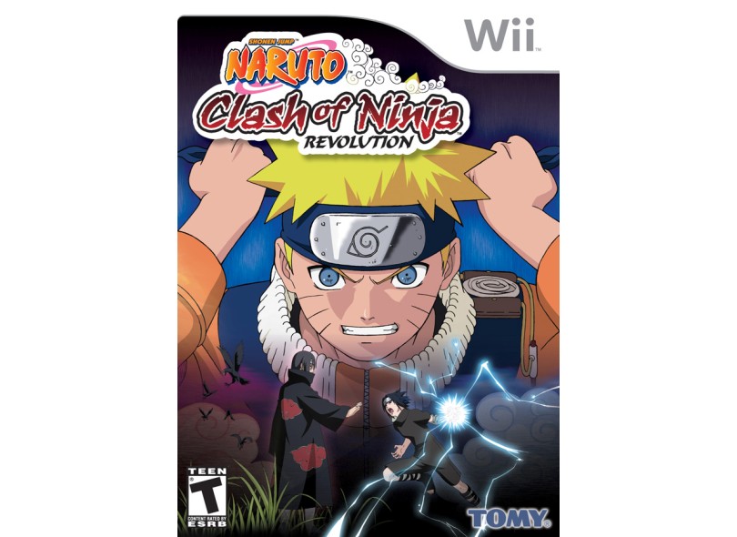Jogo Naruto Clash of Ninja Revolution Wii Tomy