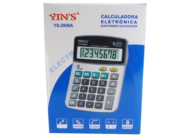 Calculadora De Mesa Yins YS-2808A