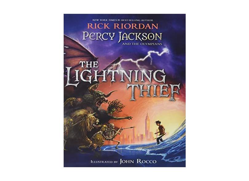 Percy Jackson and the Olympians The Lightning Thief Illustrated Edition - Rick Riordan - 9781484787786