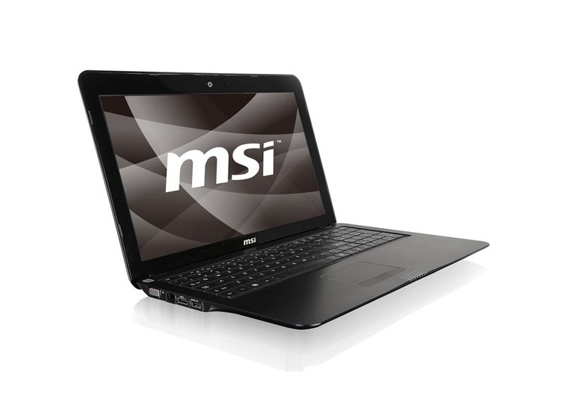 Notebook MSI LCD 15.6" 4GB HD 250GB Intel Core 2 Duo SU3500 Linux X600-01