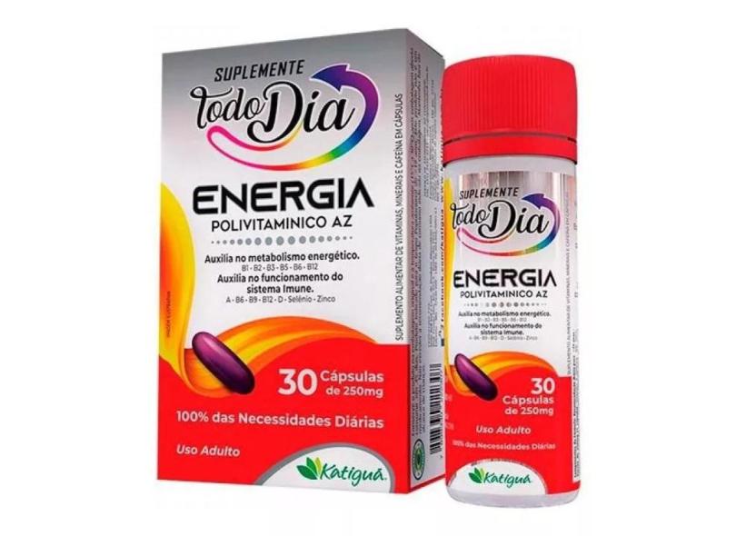 SUPLEMENTO TODO DIA ENERGIA AZ 250MG 30 CáPS  - KATIGUá 