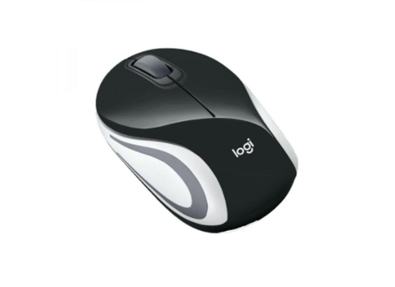 Mouse Sem Fio Mini Logitech M187 Portátil Pra Computador