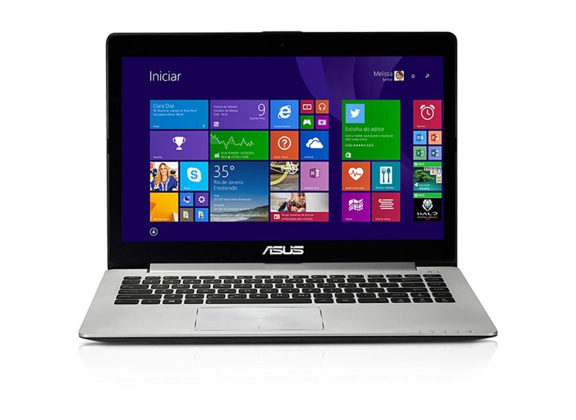 Notebook Asus VivoBook Intel Celeron 1007U 2 GB de RAM HD 500 GB LED 14 " Windows 8 S400CA