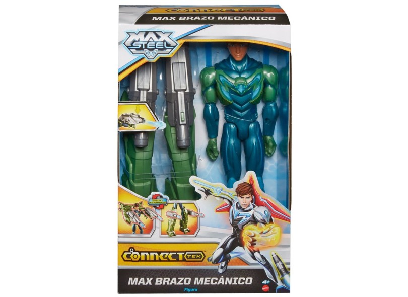 Boneco Max Steel Max Máquina de Ataque - Mattel