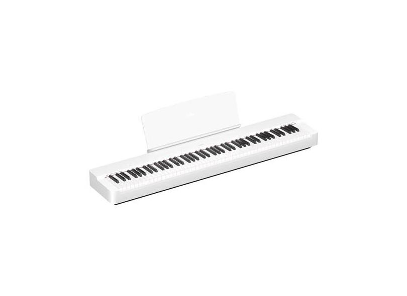 Piano Digital P 225WH Branco 88 Teclas Sensitivas Com Fonte e Pedal Yamaha