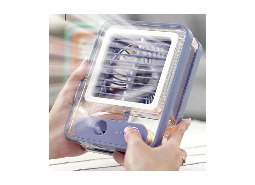 Mini Ventilador de Mesa com Umidificador - Genérico