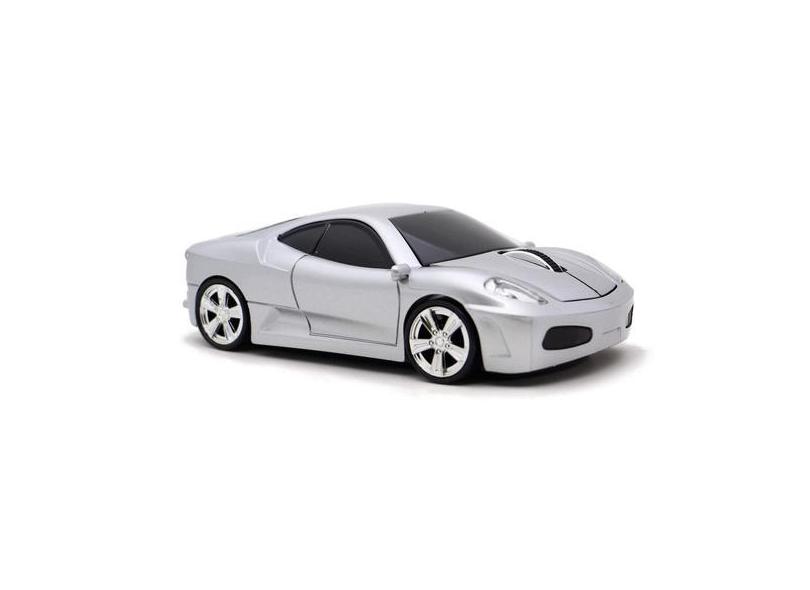 Mouse sem fio Ai5G em forma de carro esportivo USB 2,4 GHz 1600DPI