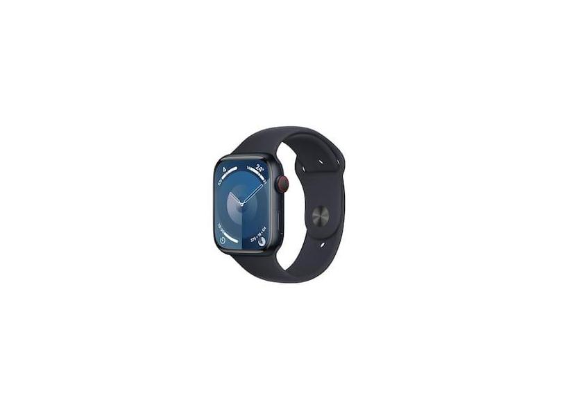 Apple Watch Series 9 GPS Caixa meia-noite de alumínio Sport MRMD3BZ/A Resistente à água e poeira