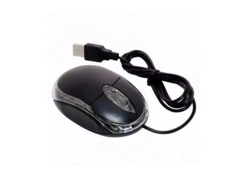 Mouse Com Fio Usb Pequeno Para Pc Notebook - Altomex