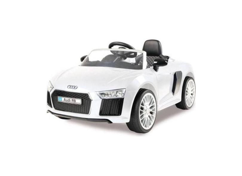 Carro Eletrico Audi R8 6V Branco - Xalingo