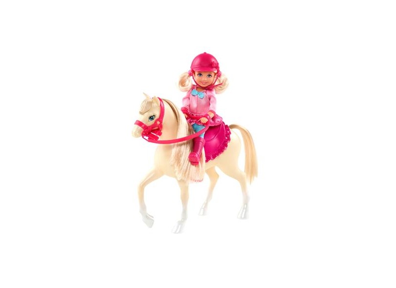 Boneca Barbie Chelsea e Pônei Mattel