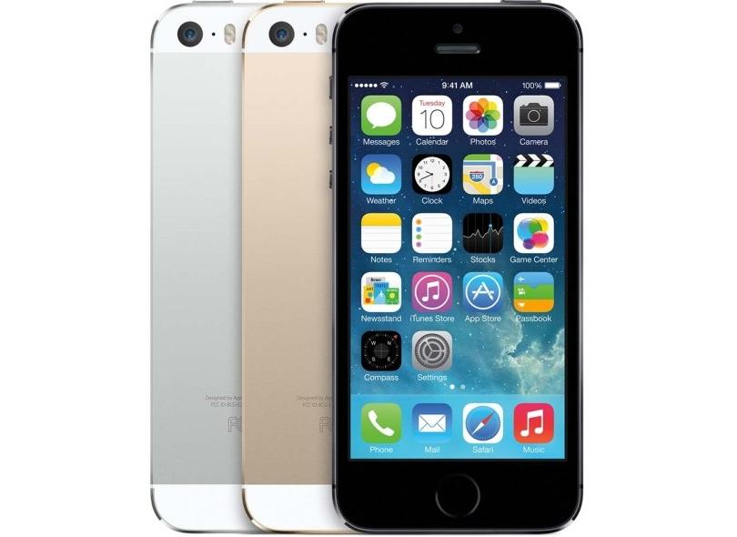 Smartphone Apple iPhone 5S Usado 32GB 8.0 MP iOS 7 4G Wi-Fi