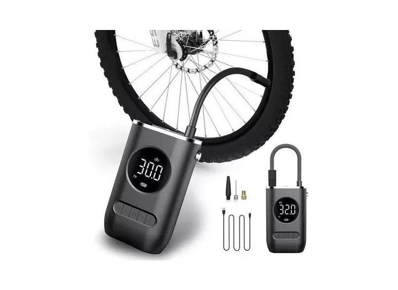Tecnologia Sem Fio: Calibrador Compressor Pneu Digital para Carro e Bi