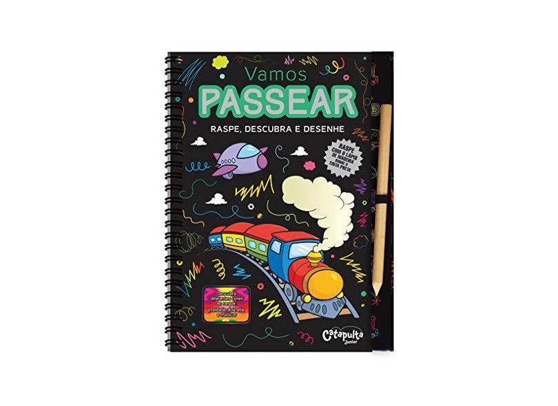 Passear - Raspe, Descubra e Desenhe - Catapulta, Editora - 9789876373692