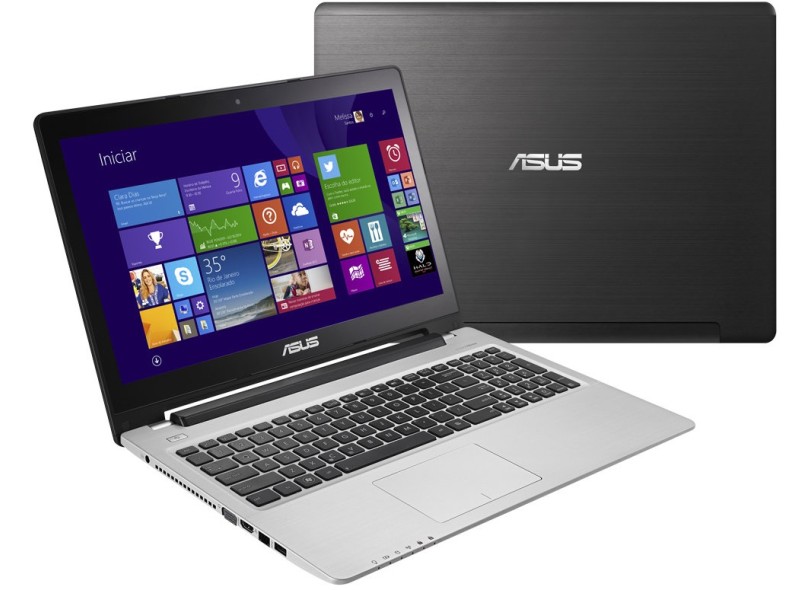 Ultrabook Asus VivoBook Intel Core i5 3317U 3ª Geração 8GB de RAM HD 1 TB LED 15,6" Touchscreen Windows 8 S550CA
