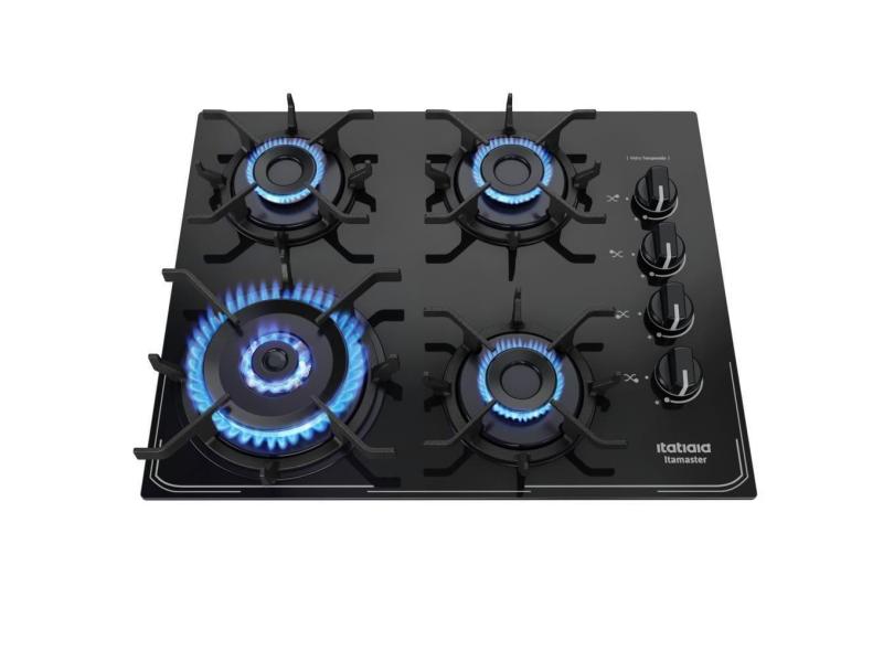 Fogão Cooktop 4 Bocas a Gás Itamaster Itatiaia 127/220v Tripla Chama