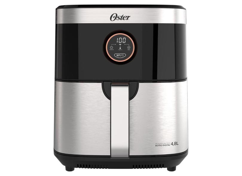 Fritadeira Elétrica Digital Oster sem Oléo 4,8 Litros em Aço Inox 127v
