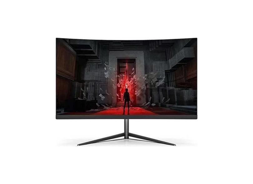 Monitor Gamer Curvo Bright Full Hd 27 Dp+hdmi+usb Cód.mt007 Cor Preto Cód.MT007