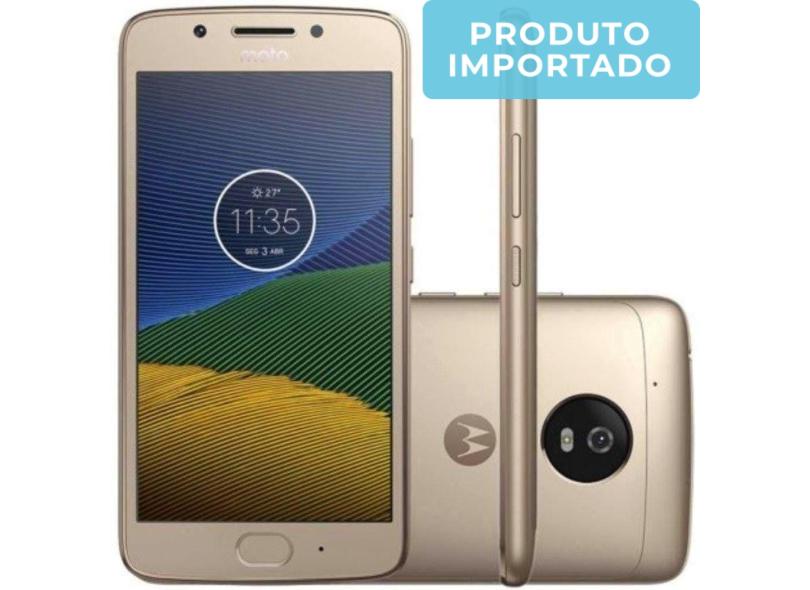Smartphone Motorola Moto G G5 XT1676 Importado 2GB RAM 16GB 13,0 MP 2 Chips Android 7.0 (Nougat) 3G 4G Wi-Fi