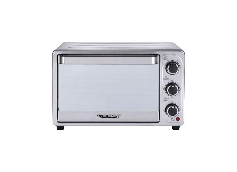 Forno Elétrico 46 Litros Inox Convecção Turbo Fan Best  FORNO ELÉTRICO 46 LITROS INOX
