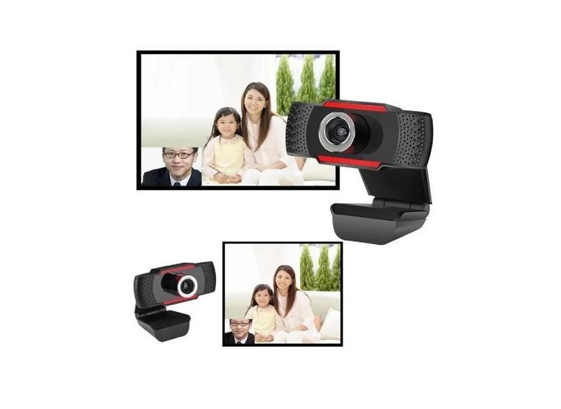 Webcam Câmera Notebook Computador Microfone Usb Hd 1080p Home Ofice Te