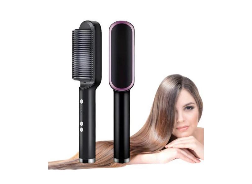 Escova de Cabelo 3 em 1 Secadora Alisadora Modeladora - WEBDD