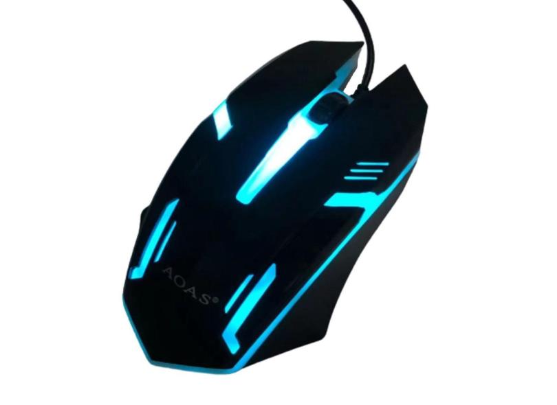 Glow Mouse Gamer Óptico Led rgb Original aoas USB Para pc