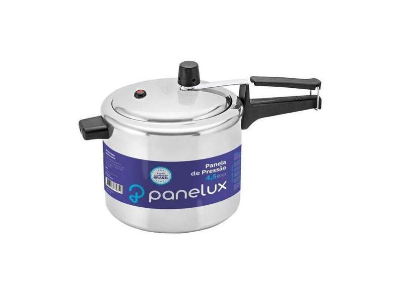 Panela De Pressão 4,5 Litros Alumínio Polido - Panelux - Pnl1029