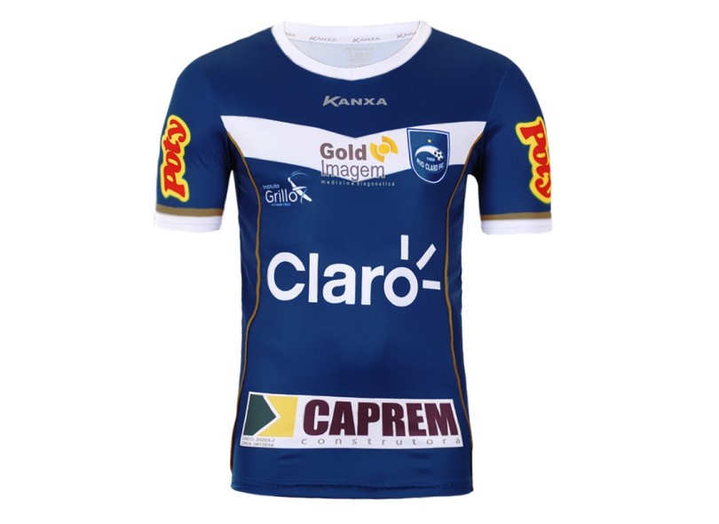 Camisa Jogo Rio Claro I 2016 com Número Kanxa