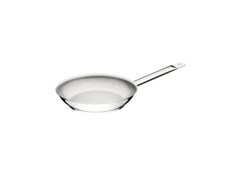Frigideira Tramontina Professional Rasa em Aço Inox Fundo Triplo com Cabo 20 cm 1,1 L