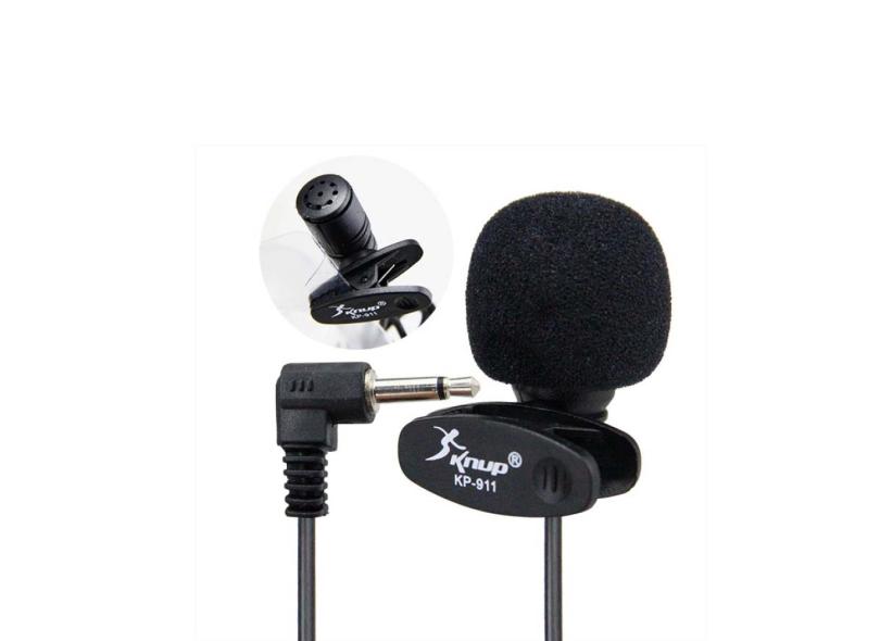 Microfone Lapela Mini P2 3.5Mm Stereo Knup Kp-911