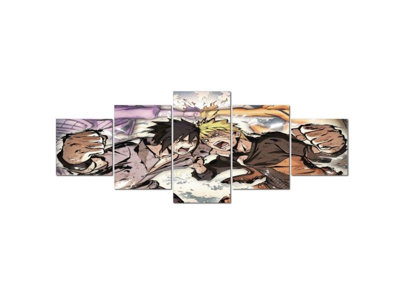 Quadro em Mosaico Decorativo Naruto Anime Desenho Quarto Sala Facil  instalação Sem Furar Sem Pregar Não Desbota HD em Promoção é no Buscapé