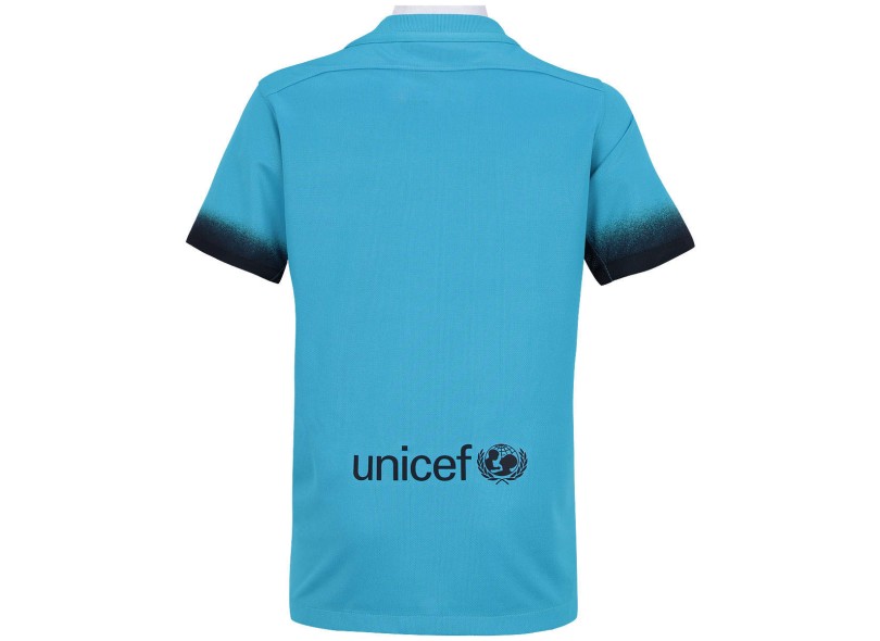 Camisa Torcedor Infantil Barcelona III 2015/16 sem número Nike