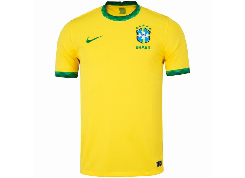 Camisa Torcedor Brasil I 2020/21 Nike