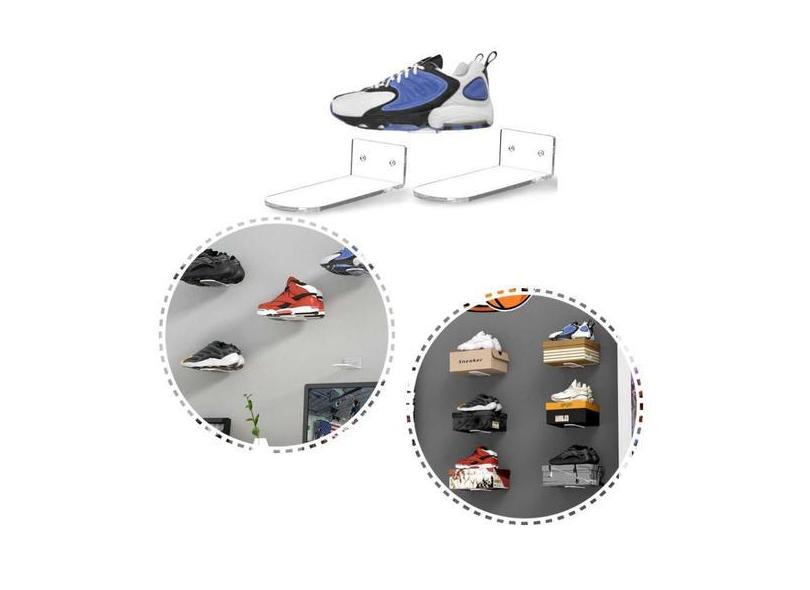 Kit 2 Expositor Suporte Para Tênis Calçados Acrílico Vitrine - Super 3