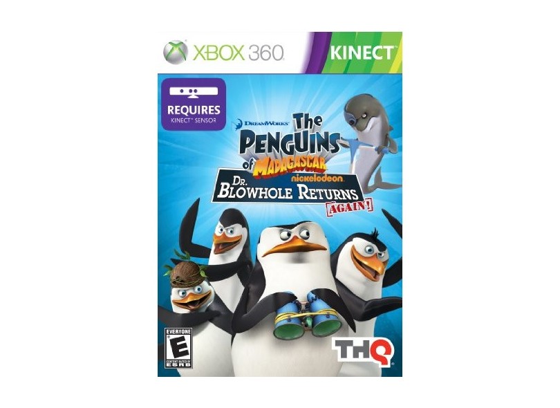 Jogo Penguins Of Madagascar Dr. Blowhole Returns Again THQ Xbox 360
