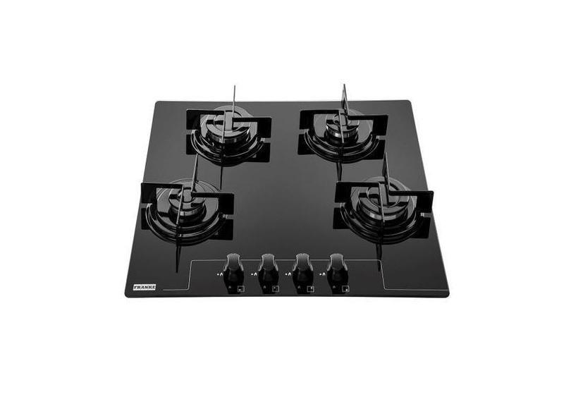 Cooktop franke de embutir glass vidro preto gás fhg 604 4g fc bivolt 1