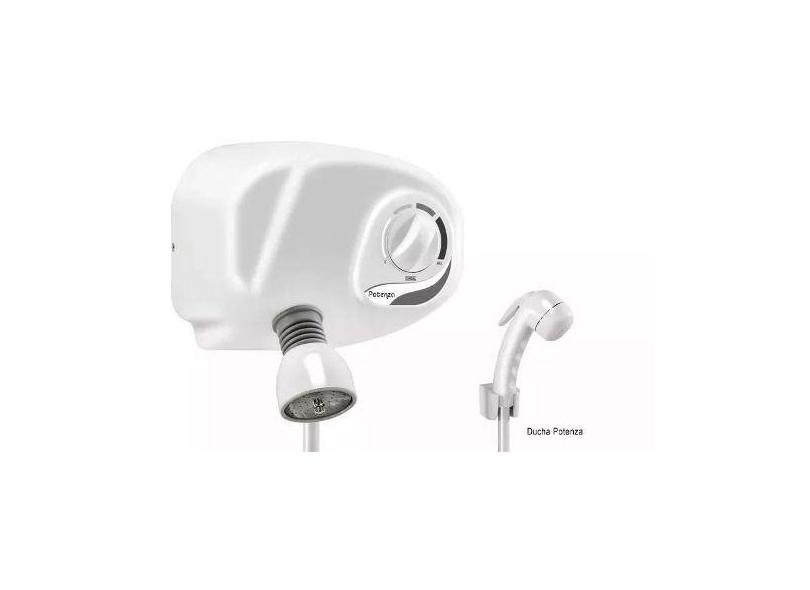 Ducha Cardal Potenza Multitemperatura Pressurizada 7800W 220V - Branca