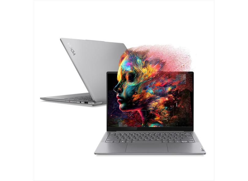 Notebook 14 Yoga Slim 7i, Core Ultra 5, Memória 16GB, ssd de 512GB NVMe, Windows 11, 83GM0003BR. lenovo lenovo