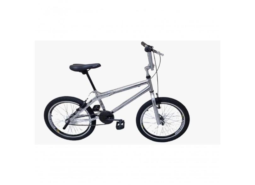 Bicicleta Aro 20 Dnz Cromada Pneu Preto