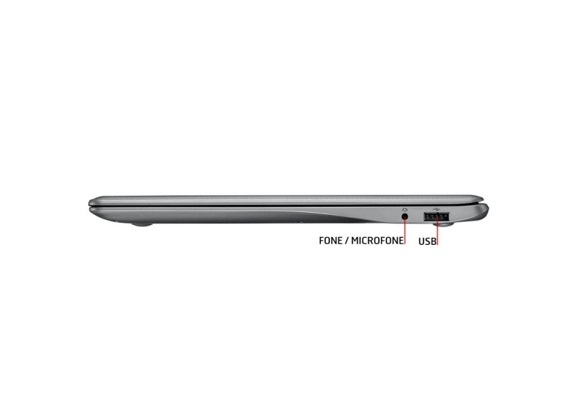 Notebook Samsung Chromebook Intel Celeron N2840 2 GB de RAM SSD 16 LED 11.6 " Chrome OS Chromebook 500C12-AD1