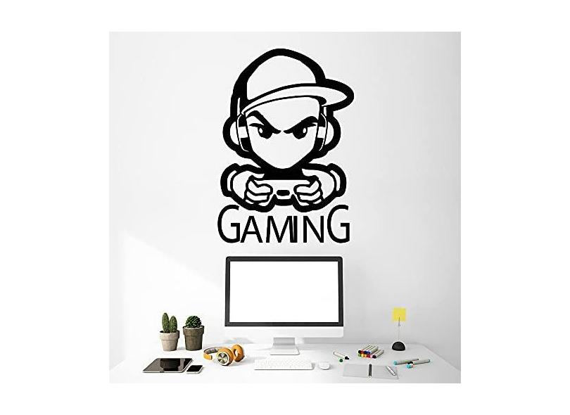 Adesivo De Parede Video Game Gamer Decorativo Desenhos Games