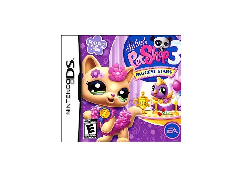 Jogo Littlest Pet Shop 3: Biggest Stars Purple EA Nintendo DS