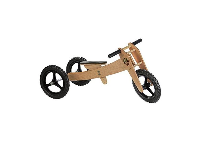 Bicicleta de Madeira Woodbike - 3 Estágios - Woodline - Preto - Camará