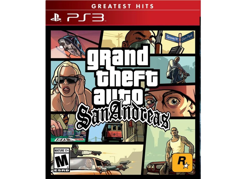 Jogo GTA San Andreas PlayStation 3 Rockstar em Promoção é no Bondfaro