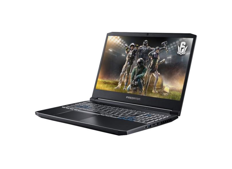 Notebook Gamer Acer Predator Helios 300 Intel Core i7 10750H 10ª Geração 16 GB de RAM 512.0 GB 15.6 " Full GeForce RTX 2060 Windows 10 PH315-53-75N8